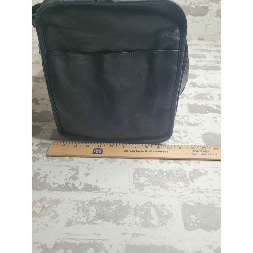 Givenchy Black Leather Expandable Duffle Bag The International at Castle Pines - Picture 7 of 12